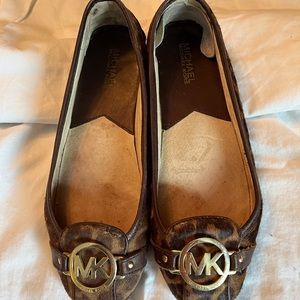 Micheal Kors leopard ballet shoes 8.5B